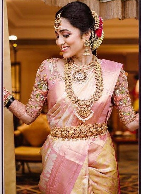 Anitha in RMR Silks bridal wear