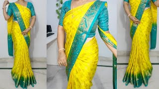 Karthika in RMR Silks modern saree